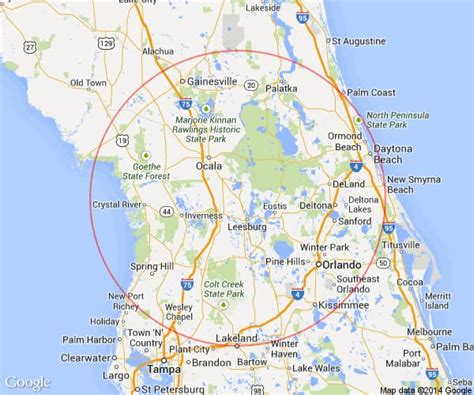 Locations in The Villages, FL .